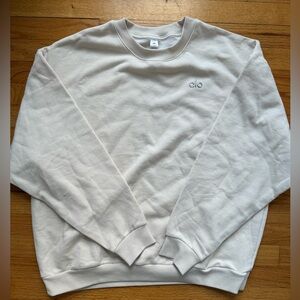 ALO Yoga Men's Milk Crewneck Sweater